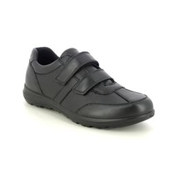 IMAC Mens Riptape Shoes - Black leather - 1550/17060011 BANNER RELAY 2V