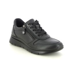 IMAC Comfort Lacing Shoes - Black leather - 6180/1400011 KATIA ZIP LACE