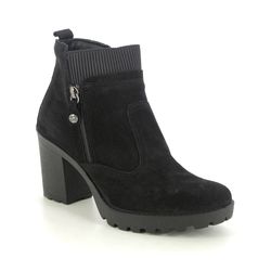 IMAC Heeled Boots - Black suede - 7361/7150011 VICKY  ZIP