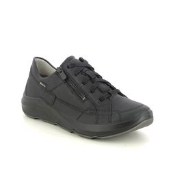 Legero Comfort Lacing Shoes - Black leather - 2000331/0100 BLISS LO GTX