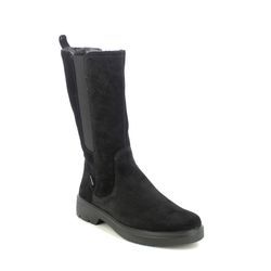 Legero Mid Calf Boots - Black suede - 2000333/0000 MYSTIC MID GTX