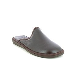 Nordikas Slippers & Mules - Brown leather - 131/11 MENLEAMU