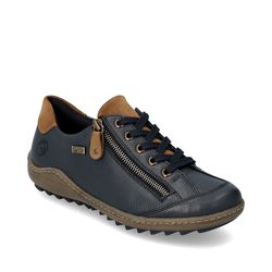 Remonte Comfort Lacing Shoes - Navy Leather - R1402-16 ZIGZIP 85 TEX
