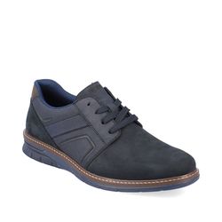 Rieker Casual Shoes - Navy Suede - 14408-14 BUGGI