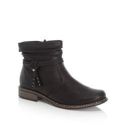 Rieker Ankle Boots - Black - Z4953-00 PEECH ZIP