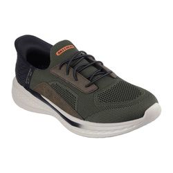 Skechers Trainers - Olive Green - 210891 SLIP INS SLADE