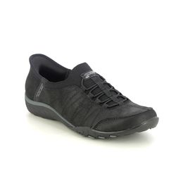 Skechers Comfort Lacing Shoes - Black - 100615 BREATH SLIP INS