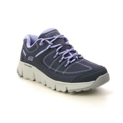 Skechers Walking Shoes - Navy Purple - 180145 SUMMITS AT