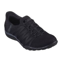 Skechers Comfort Lacing Shoes - Black - 100593 SLIP INS BREATHE EASY