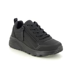 Skechers Girls Trainers - Black - 310387L UNO LACE ZIP