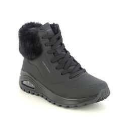 Skechers Hi Top Boots - Black - 167274 UNO RUGGED FALL