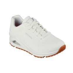 Skechers Trainers - White - 108021EC WORK UNO SLIP RESISTANT