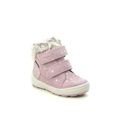 Superfit Infant Girls Boots - Pink suede - 1106316/5500 GROOVY GTX 2V