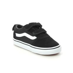 Vans Boys Trainers - Black - VN0A4BTFIJU1 WARD INFANT VEL