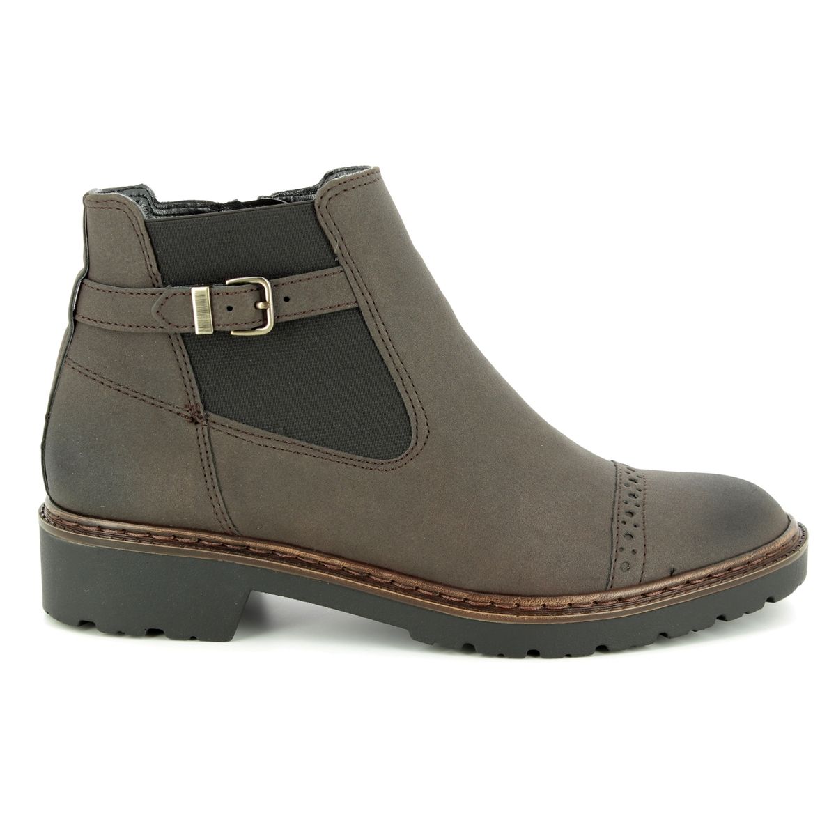 Ara Portland Cap 60064-63 Brown Chelsea Boots