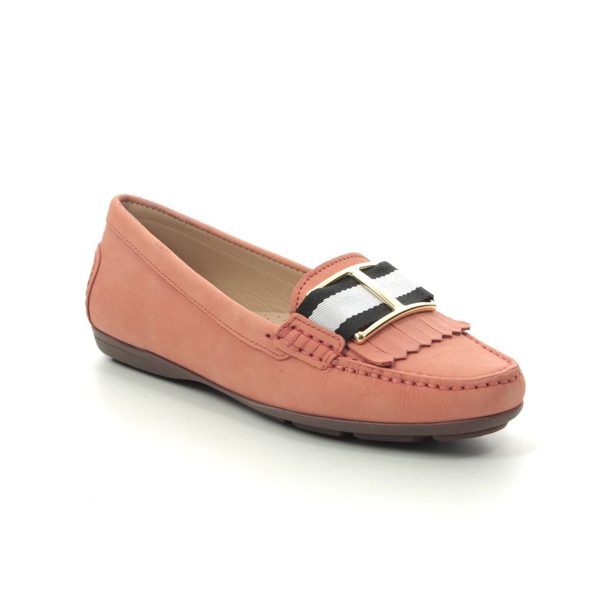 coral loafers