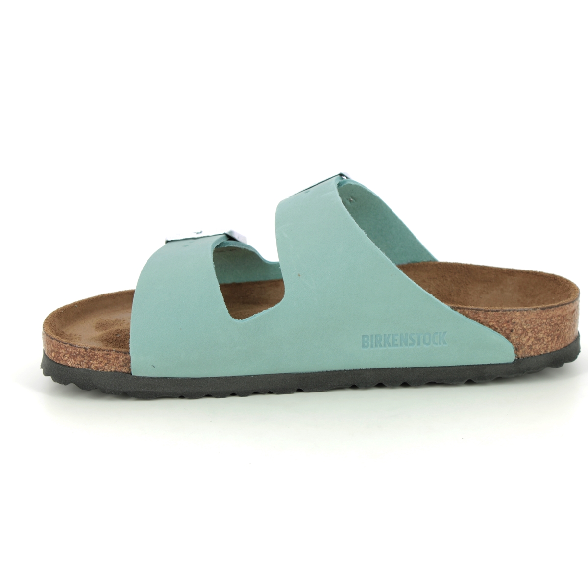 teal birkenstocks