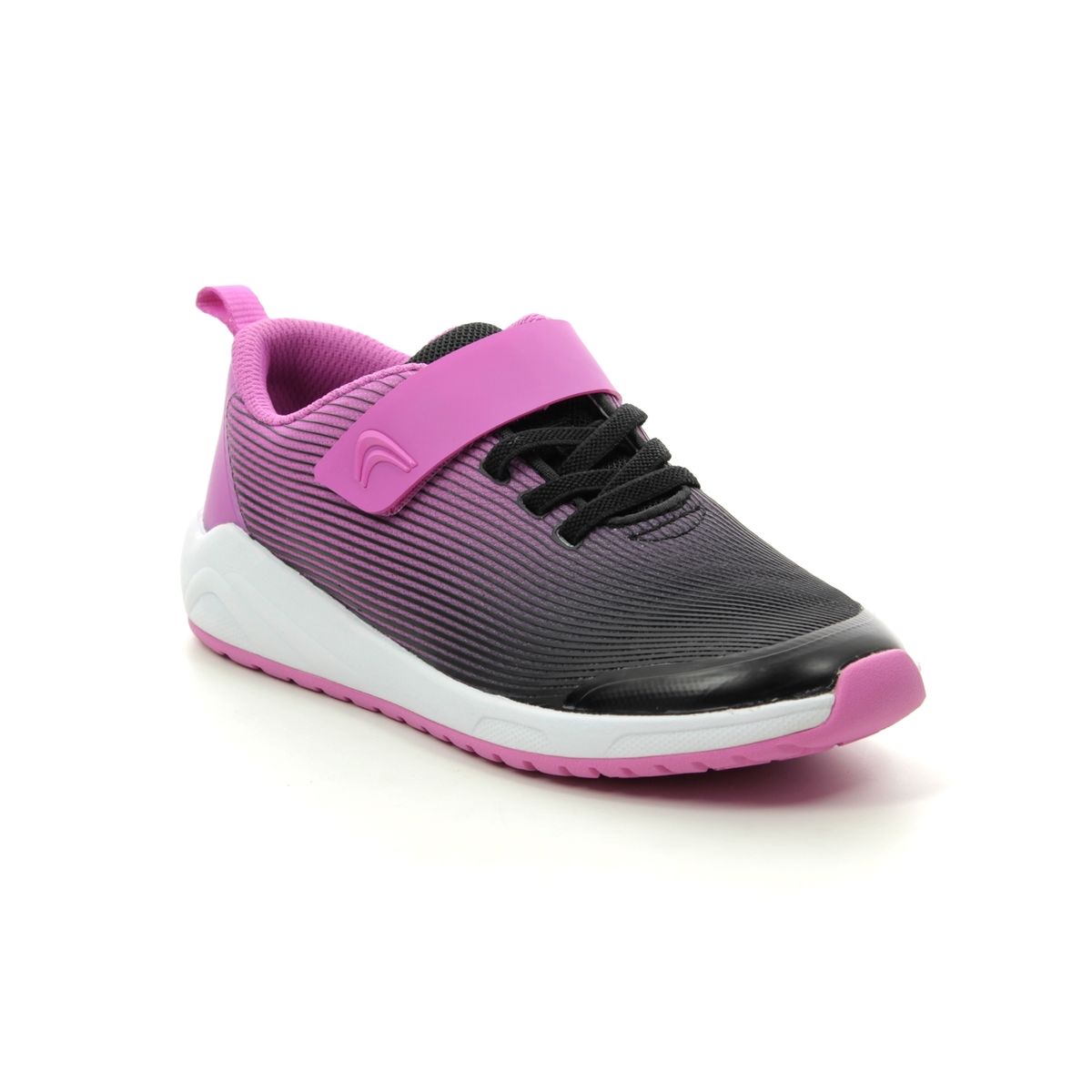 clarks pink trainers
