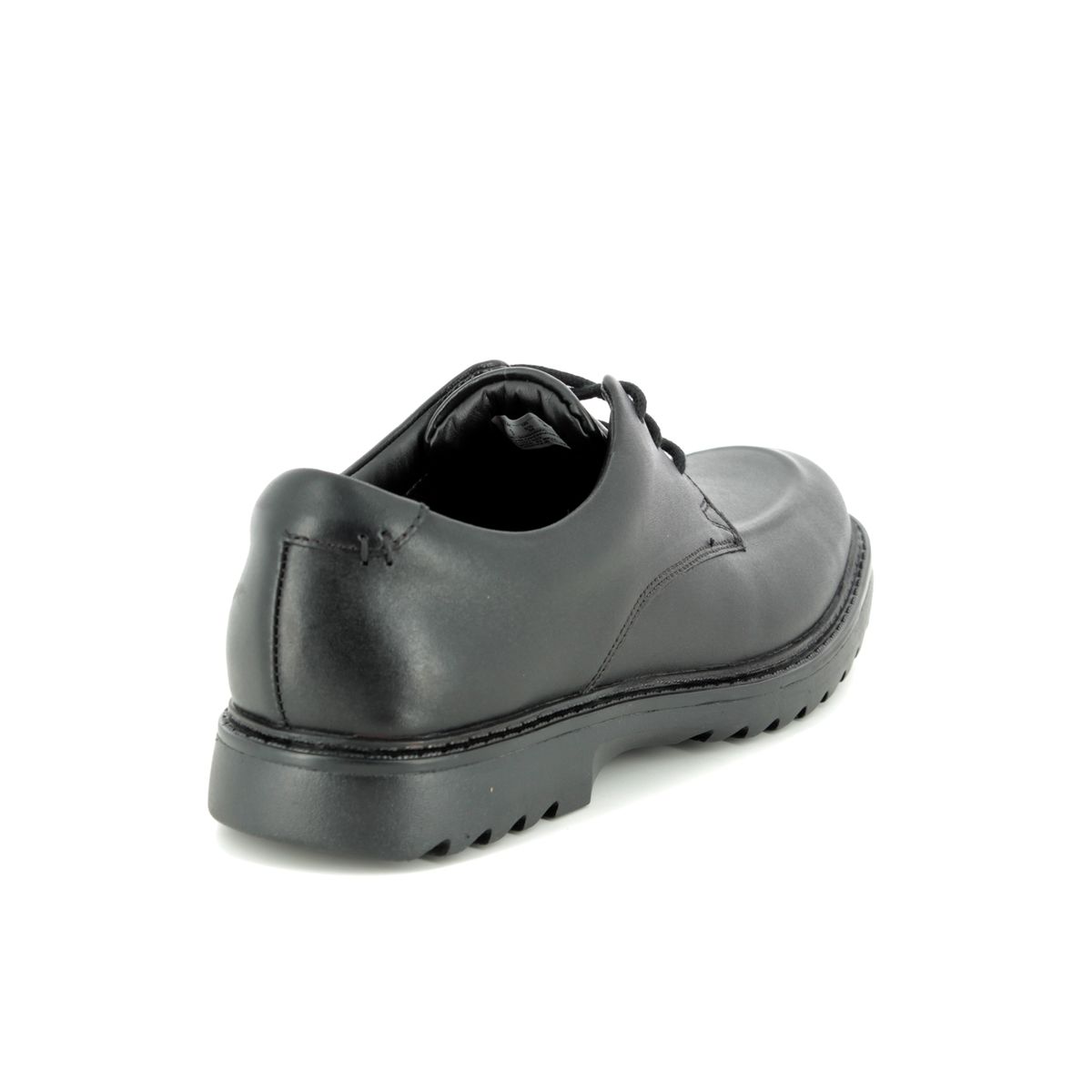 Clarks Asher Grove F Fit Black leather 