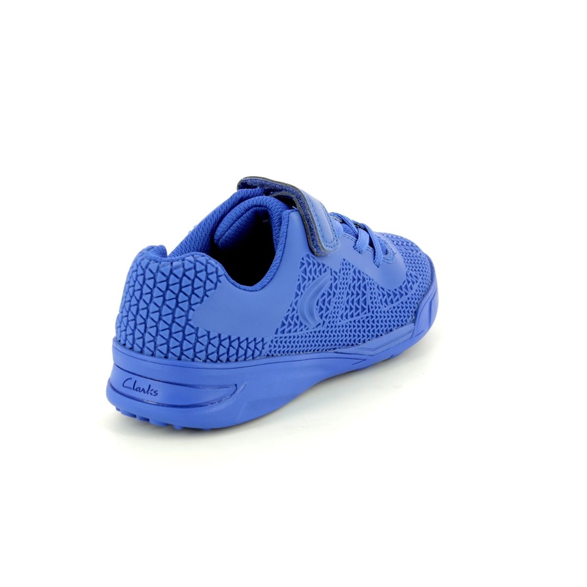 clarks blue trainers