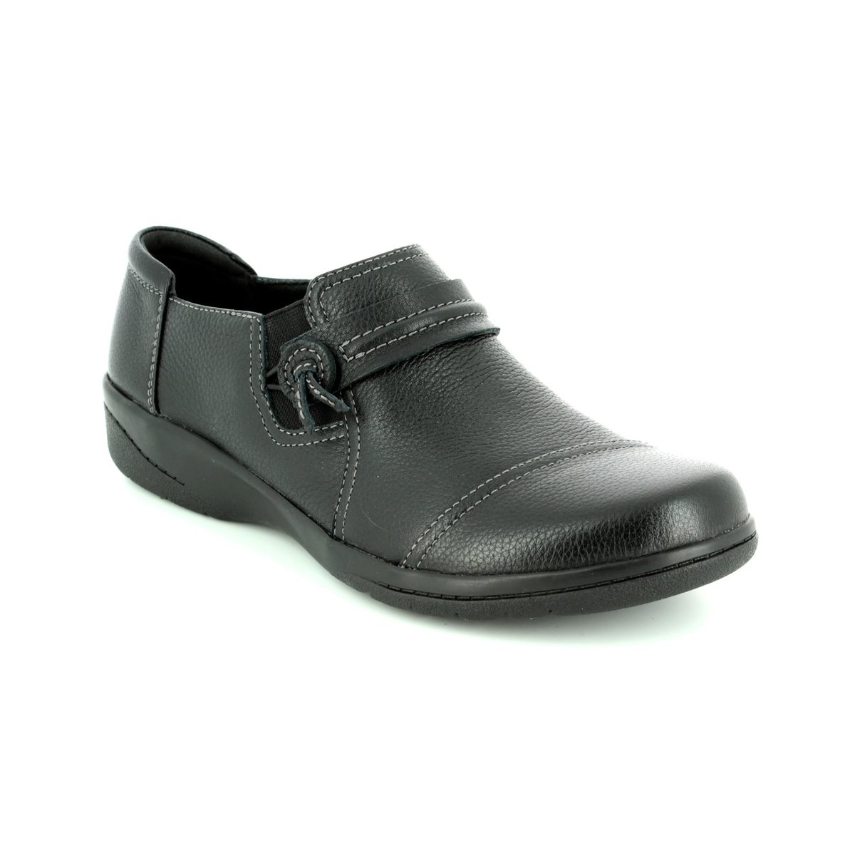 Clarks Cheyn Madi D Fit Black comfort shoes