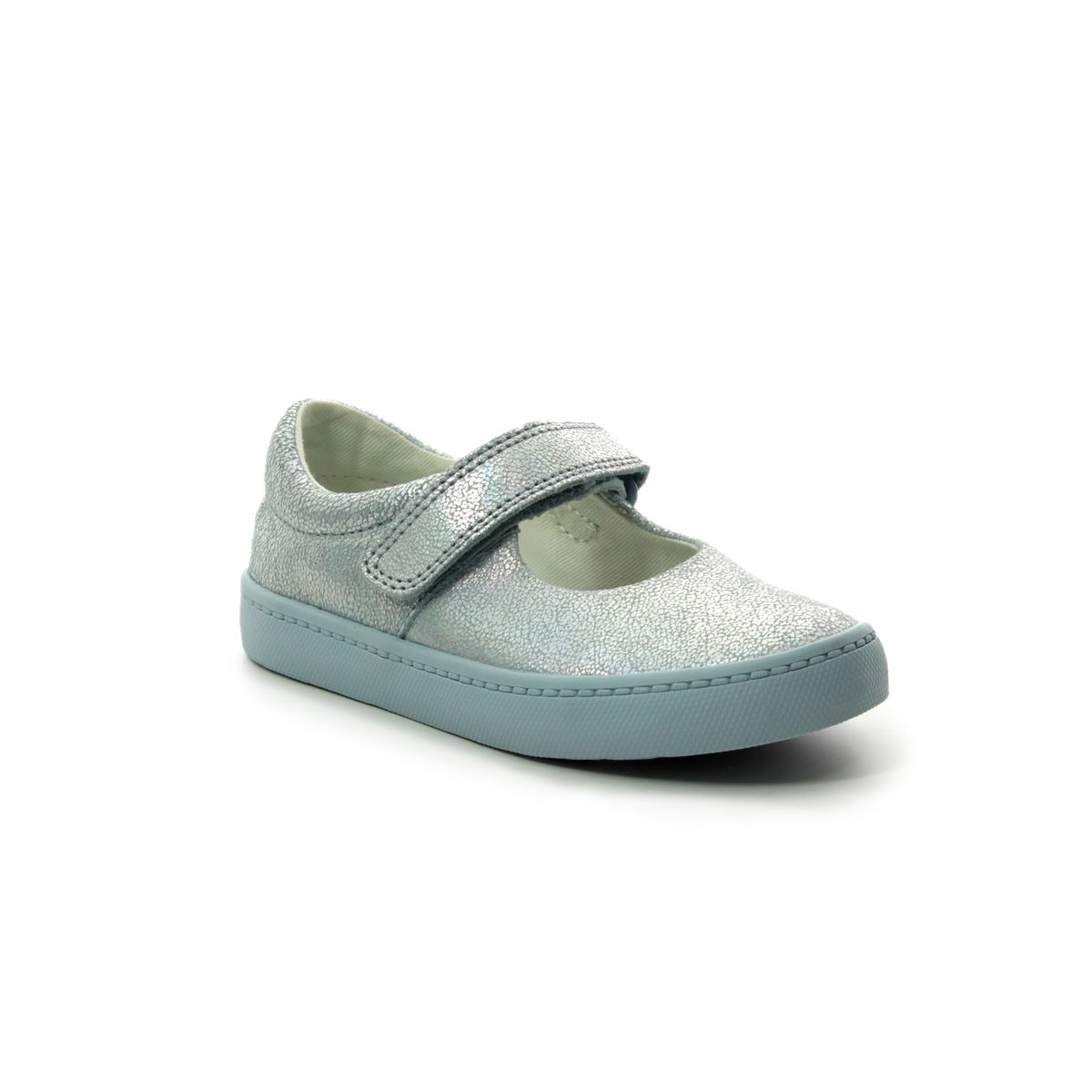 Clarks City Gleam T Blue Kids first shoes 4251-76F