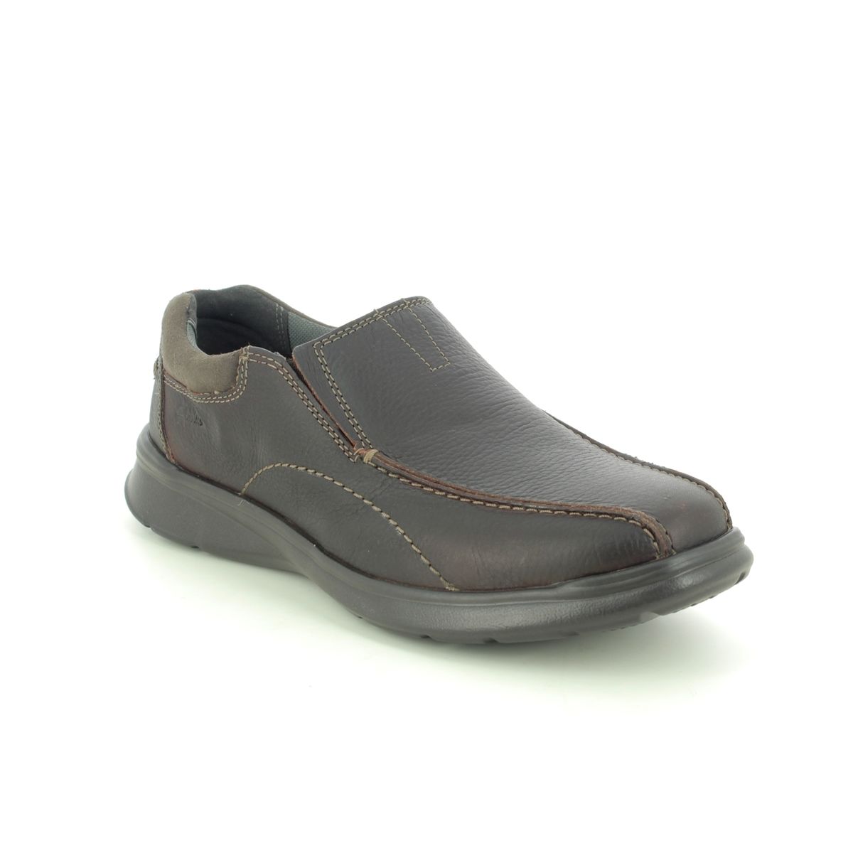 Clarks Cotrell Step H Fit Brown leather 