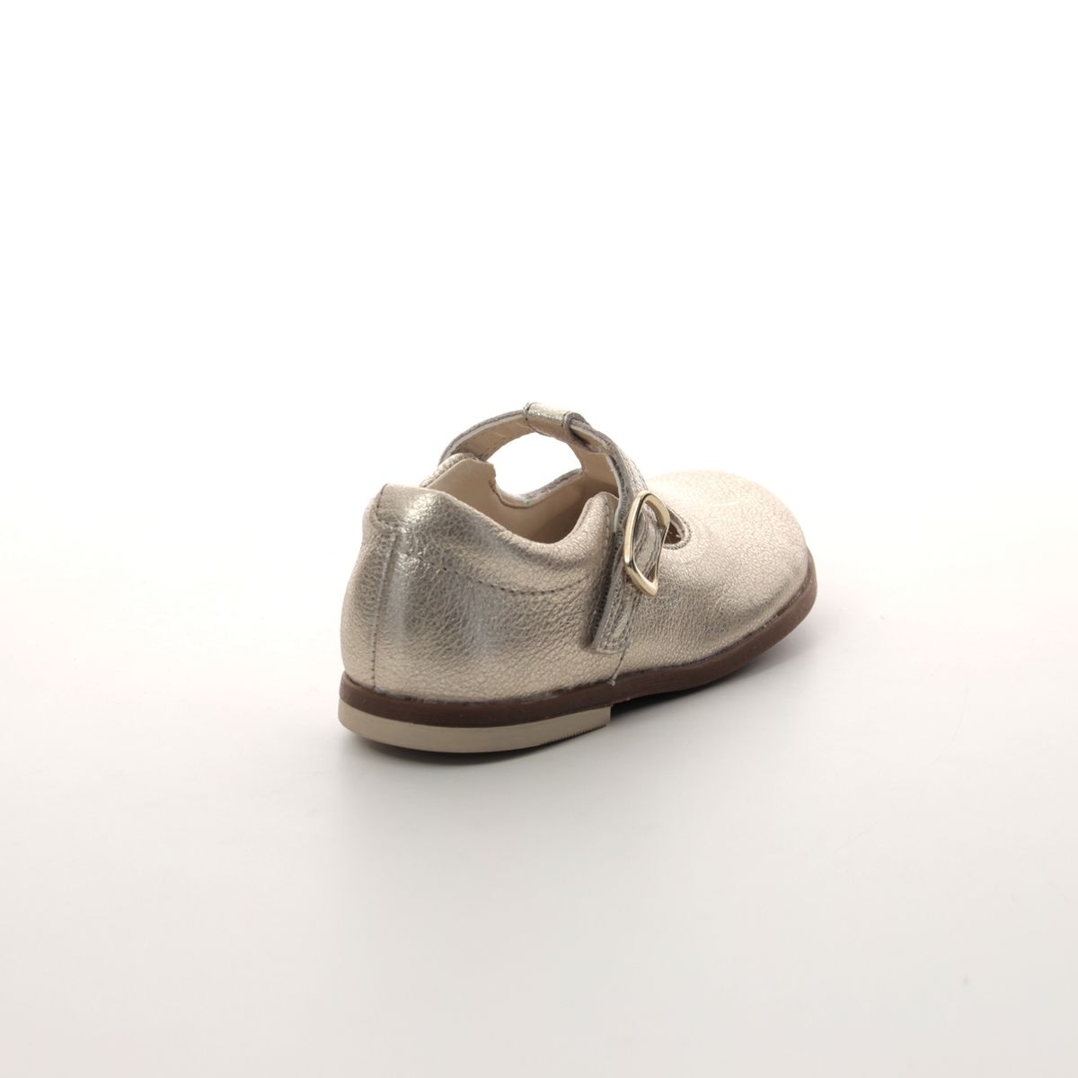 Clarks Drew Shine T F Fit Gold first shoes
