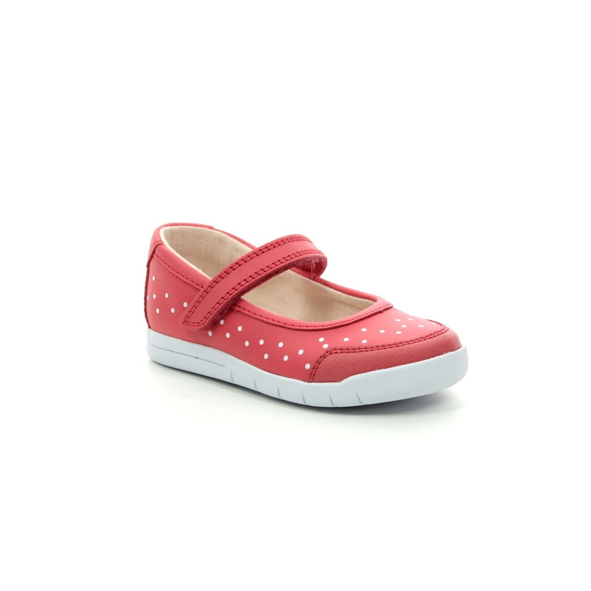 Clarks Emery Halo T F Fit Coral first shoes
