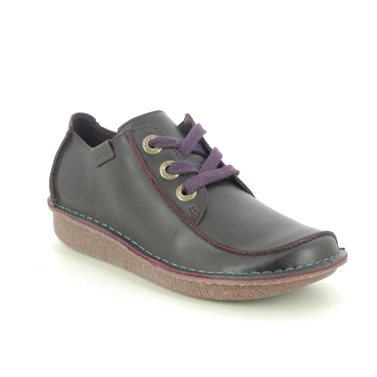Clarks Funny Dream D Fit Aubergine 