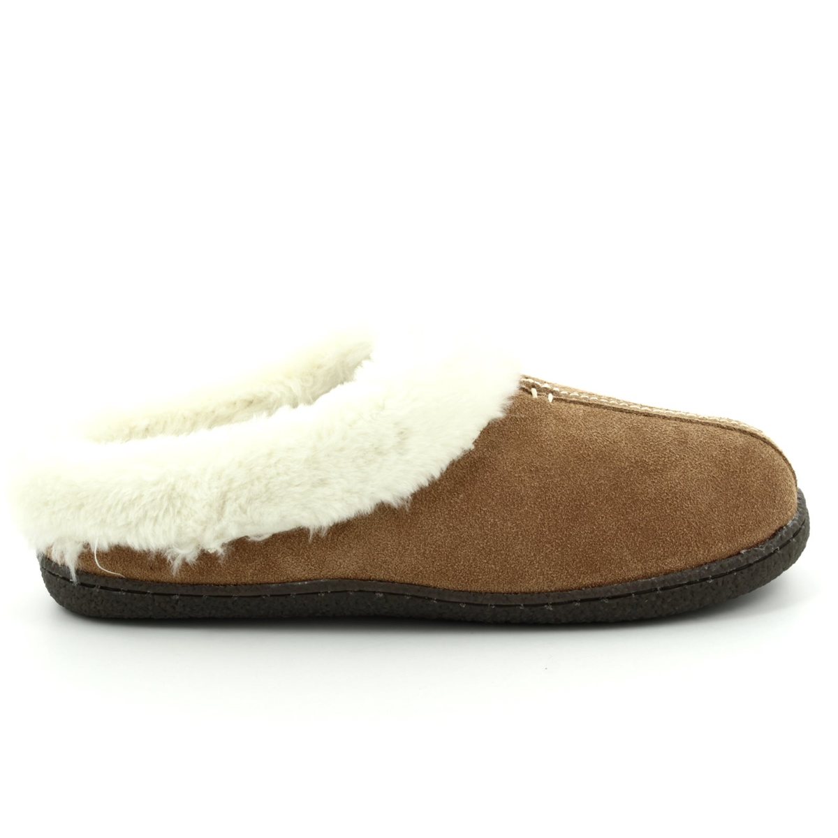 Clarks Home Classic D Fit Tan suede 