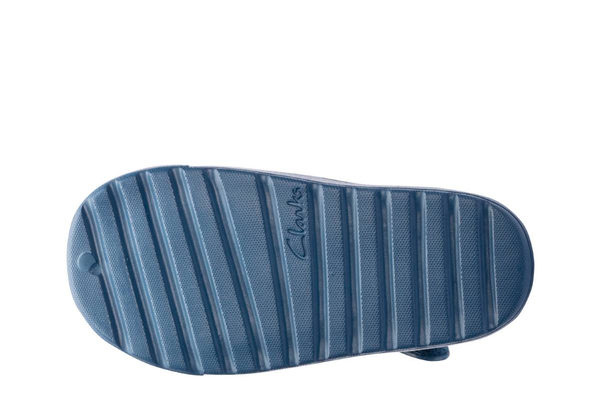 Clarks flip flops mens clearance blue