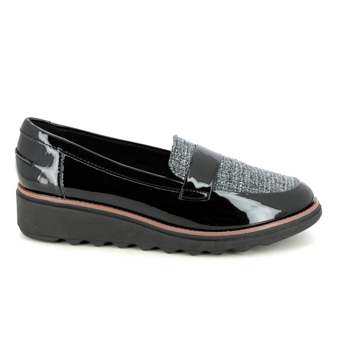 Clarks best sale black loafers