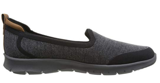 black clarks trainers
