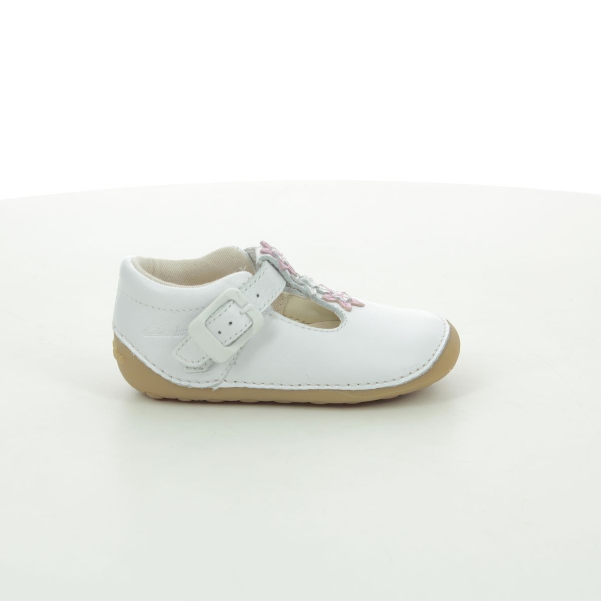 Clarks Kids Shoes-Comet Gem Toddler-5 G-white