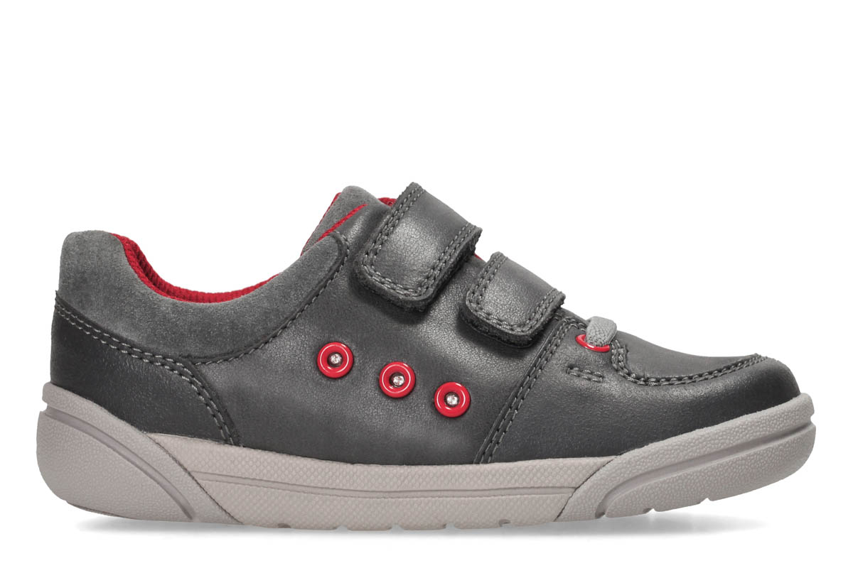 clarks sneakers kids grey