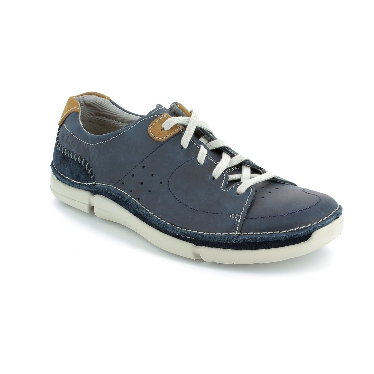 Clarks Trikeyon Mix G Fit Navy casual shoes