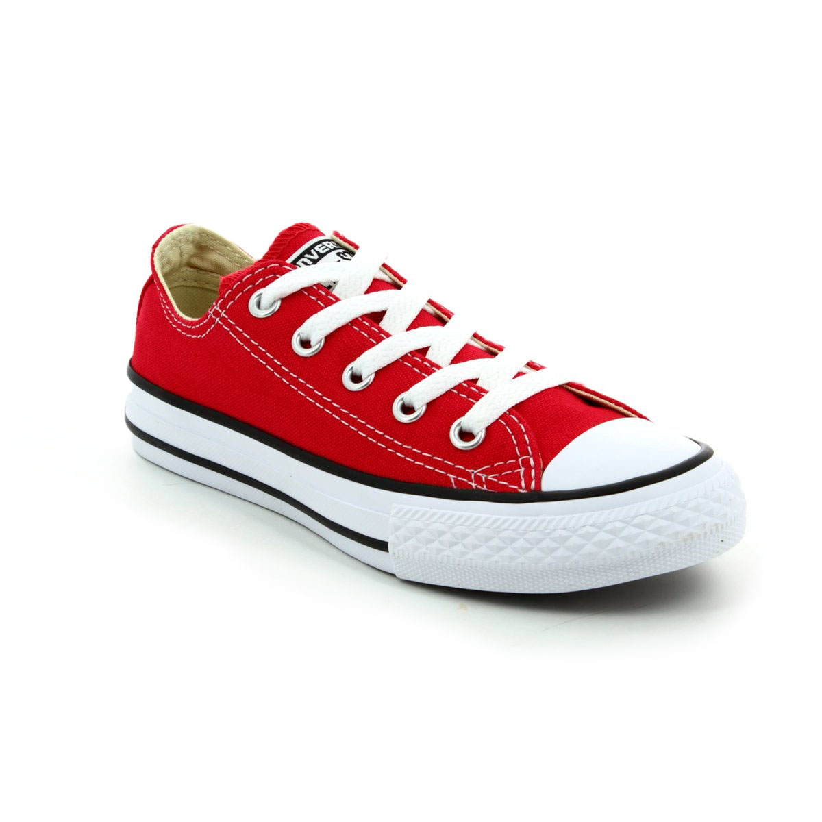 Converse 3J236C Chuck Taylor All Star OX Youth Red Kids Trainers