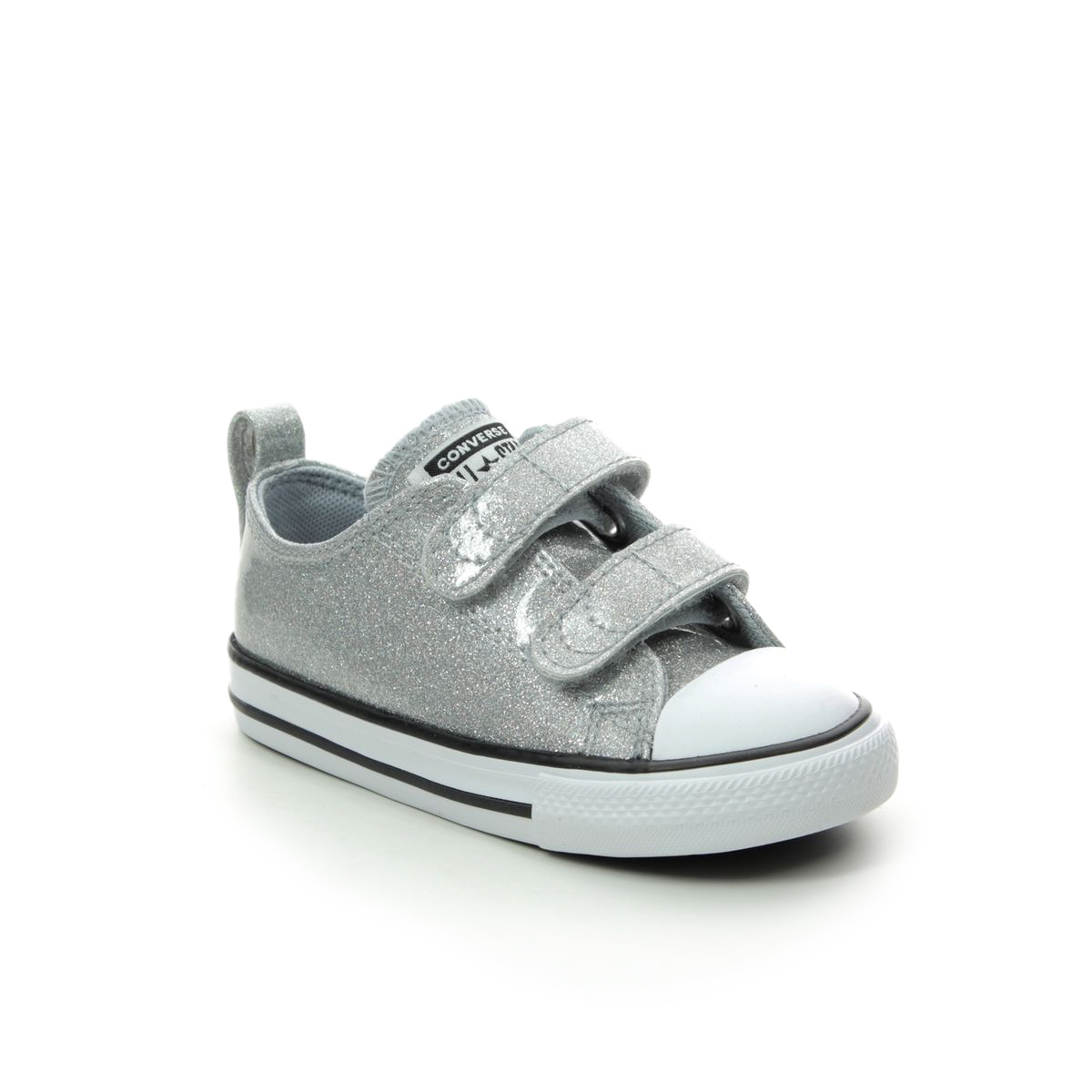 converse toddler velcro gray
