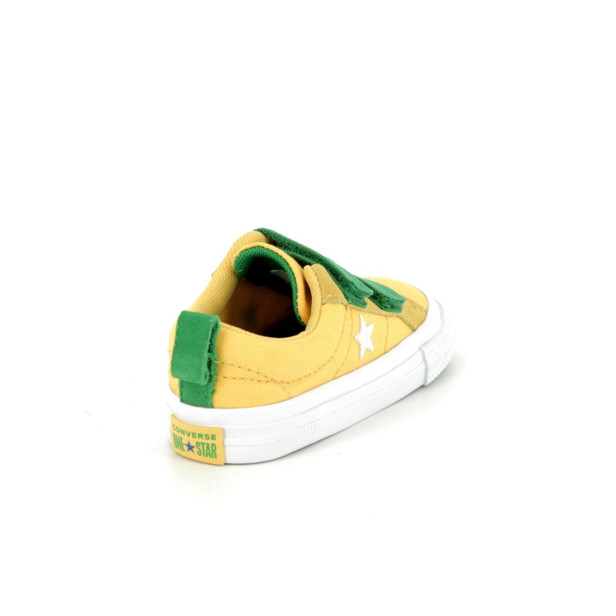 yellow and green converse