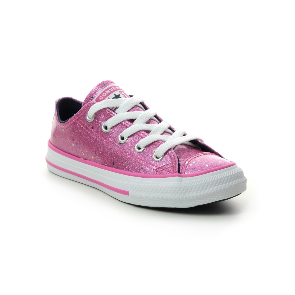 converse pink glitter sneakers
