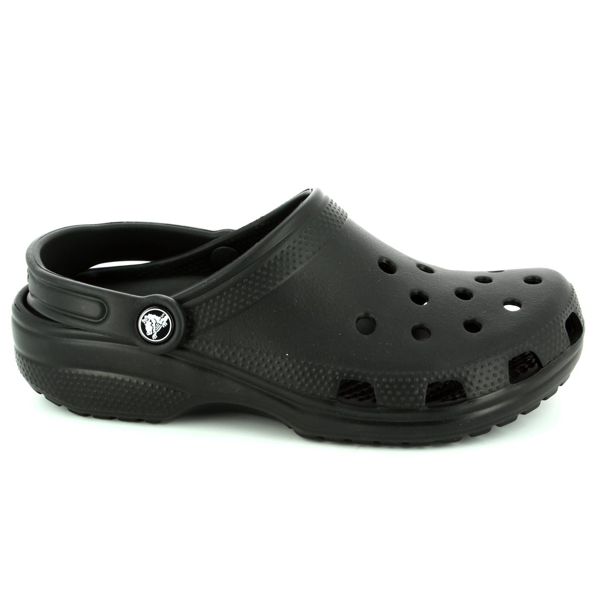 crocs slippers black