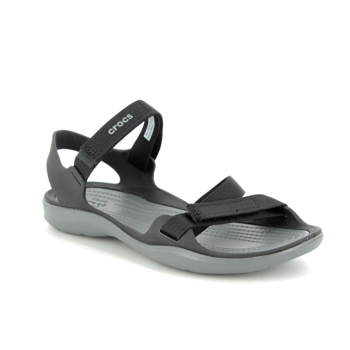 crocs swiftwater black sandals