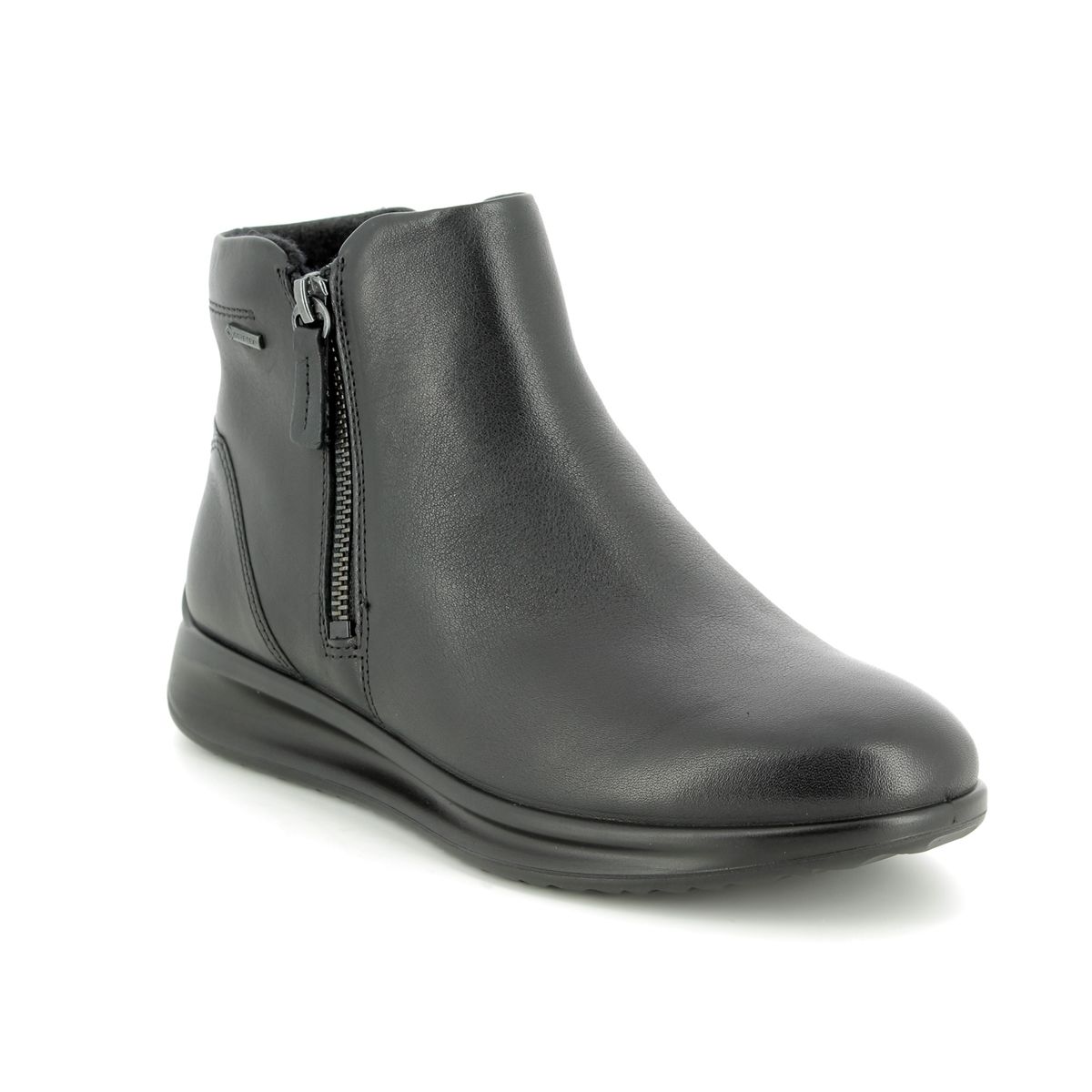 ecco leather ankle boots