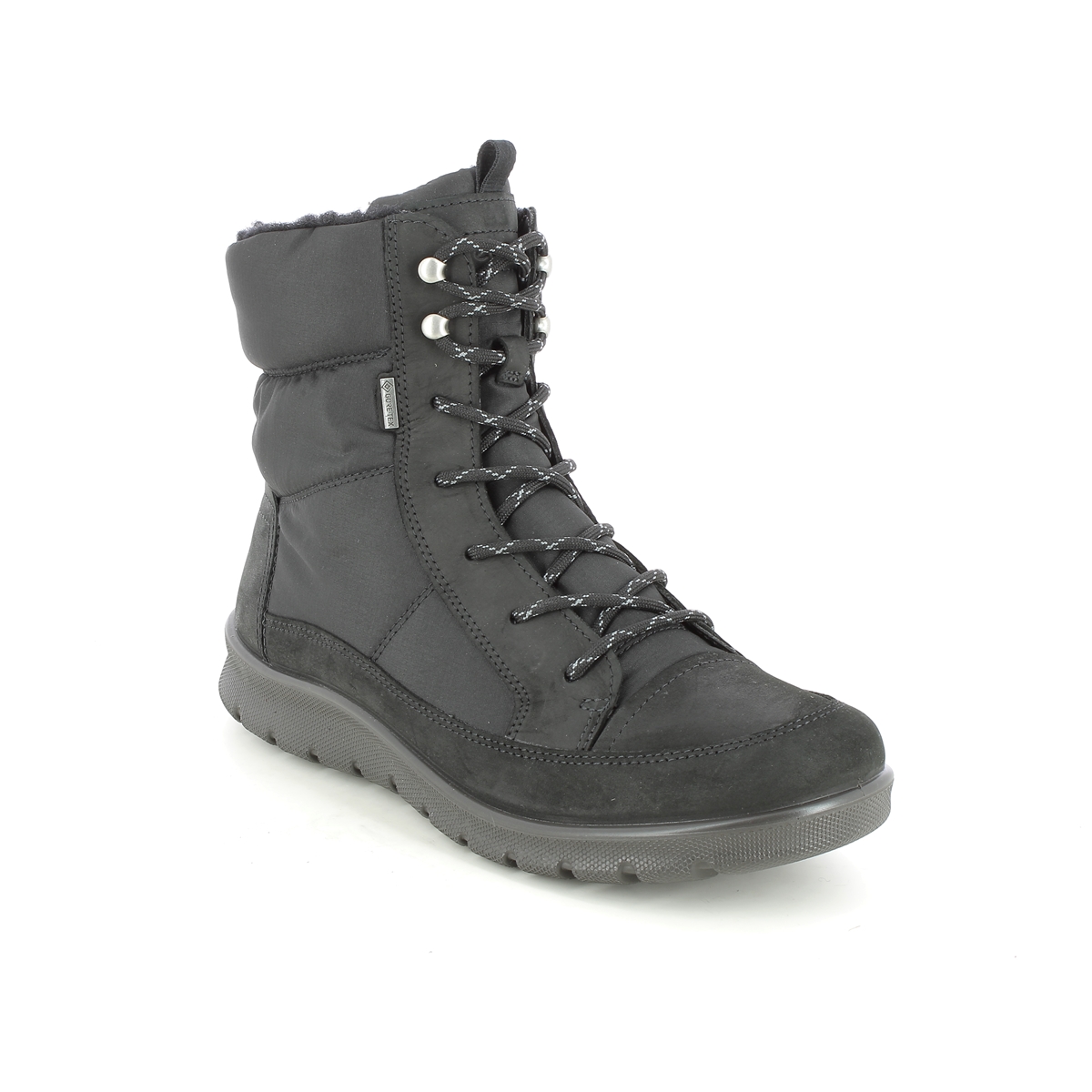 ECCO Babett Boot Gore 85 Black nubuck Womens Winter Boots 215553-51052