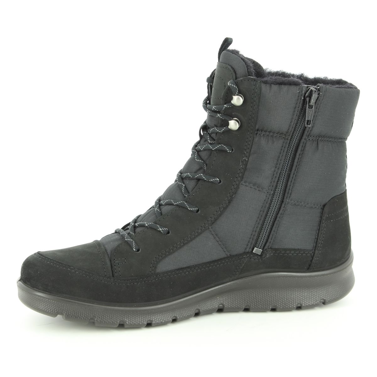 ECCO Babett Boot Gore 85 215553-51052 Black nubuck winter boots