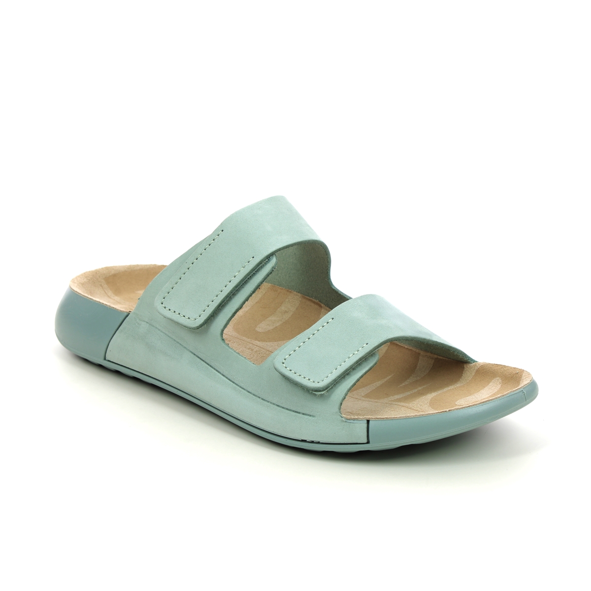 ECCO Cozmo Womens Velcro Aqua Womens Slide Sandals 206823-02400