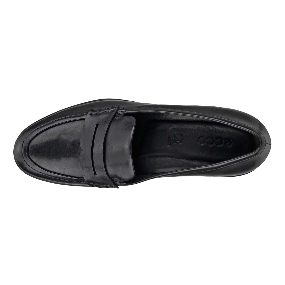 ECCO Felicia Loafer Black leather Womens Comfort Slip On Shoes 217323-01001