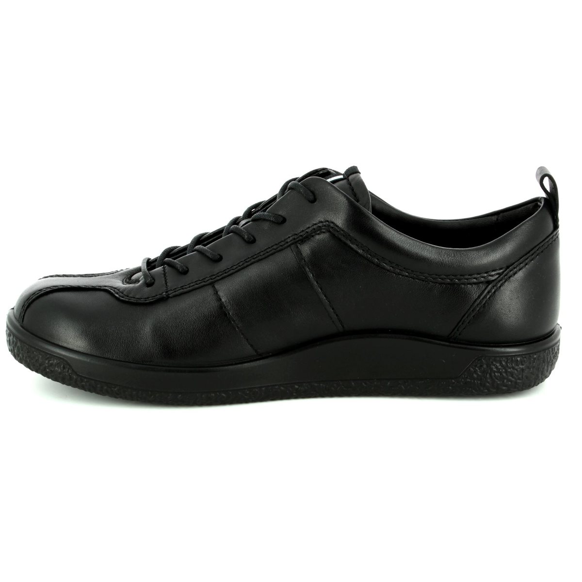 ECCO Soft 1 Ladies 400503-01001 Black lacing shoes