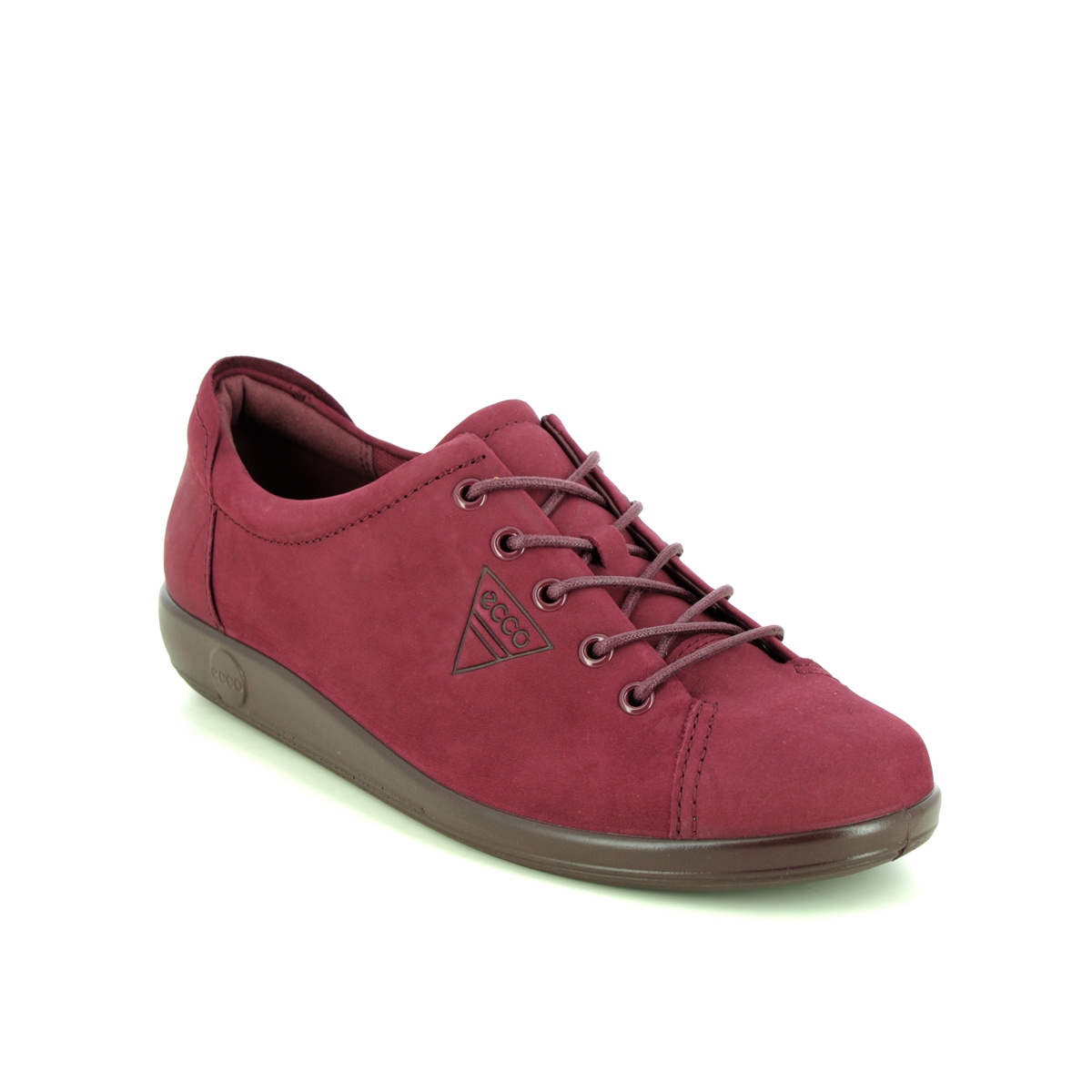 ECCO Soft 2.0 Plum Womens lacing shoes 206503-02237